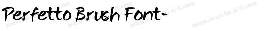 Perfetto Brush Font字体转换